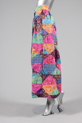 Lot 36 - An Yves Saint Laurent couture patchwork silk...