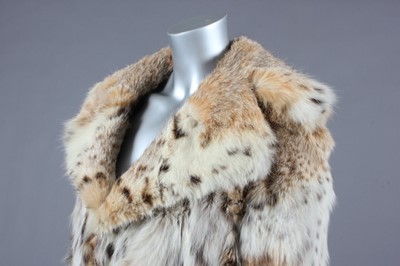 Lot 377 - An Eurasian lynx coat, 1950s, lynx lynx, with...