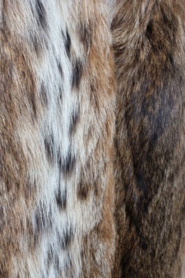 Lot 377 - An Eurasian lynx coat, 1950s, lynx lynx, with...