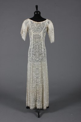 Lot 385 - A soutache embroidered tulle bridal/summer...