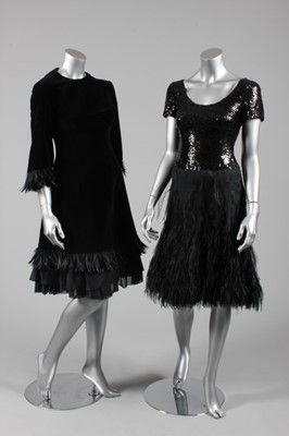 Lot 38 - A group of mainly black evening wear, mainly...