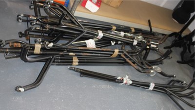 Lot 410 - Approximately 9 clothes rails