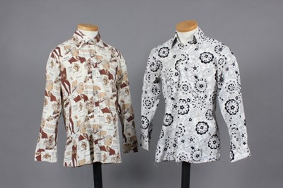 Lot 85 - A group of men's shirts, mainly 1960s-70s,...