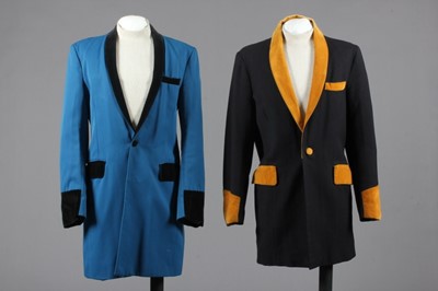 Lot 87 - Two teddy boy jackets or `drapes' and a grey...