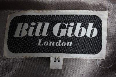 Lot 131 - A Bill Gibb brown leather jacket,...