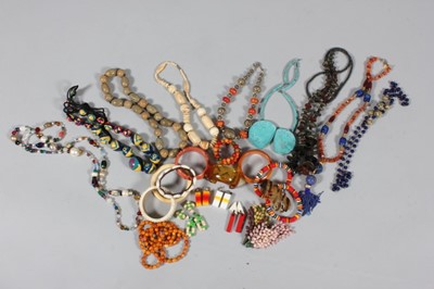 Lot 145 - A large group of costume jewelery, including...