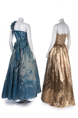 Lot 31 - A John Moore for Hardy Amies couture ballgown,...