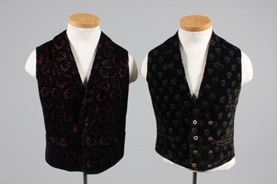 Lot 151 - Men's waistcoats, mainly mid 19th century,...