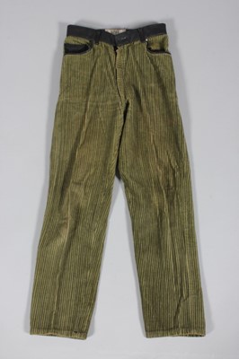 Lot 169 - A pair of Westwood/McLaren green needlecord...