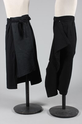 Lot 175 - A Comme des Garcons unisex wrap around skirt,...