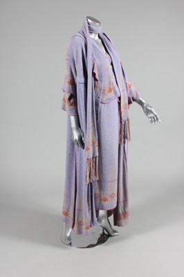 Lot 187 - A Bill Gibb lilac knitted ensemble, Summer...