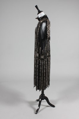 Lot 188 - A sequined and fringed flapper dress, late...