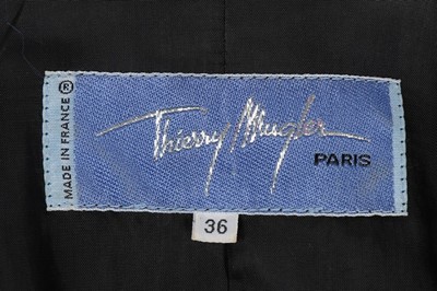 Lot 49 - Two Thierry Mugler wool suits, 1990s, labelled,...