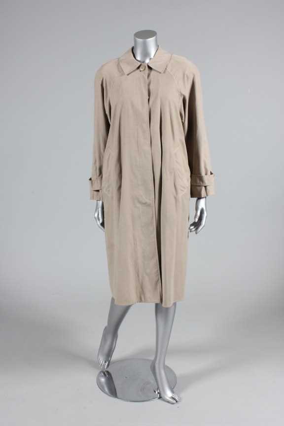 Lot 253 - The 1980s beige raincoat worn by Meryl