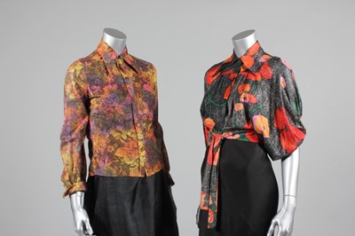 Lot 257 - A colourful group of shirts and blouses, 1960s-...