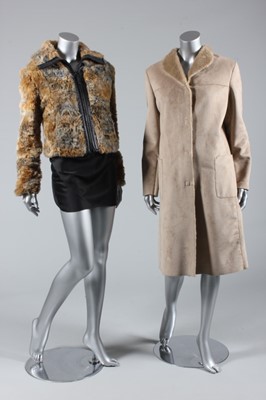 Lot 273 - Leather and suede-effect coats and jackets,...