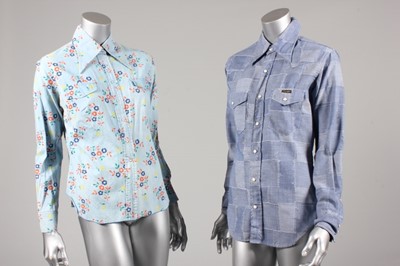 Lot 285 - A group of shirts and blouses, mainly 1970s,...