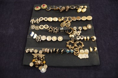 Lot 326 - Three display boards of ear-rings, mainly...