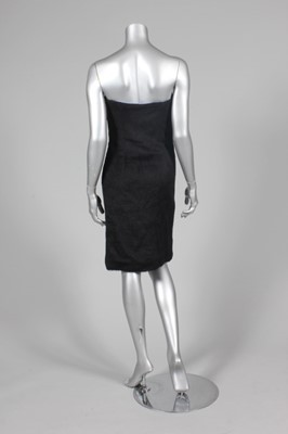 Lot 359 - A Versace black mohair cocktail dress, 1990s,...