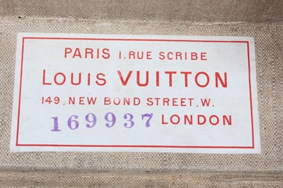 Lot 385 - A Louis Vuitton trunk, late 19th century,...