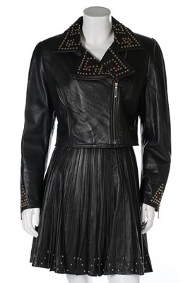 Lot 155 - A Versace-inspired studded leather ensemble by...