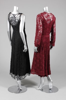 Lot 56 - A group of mainly 1930s evening wear, six...