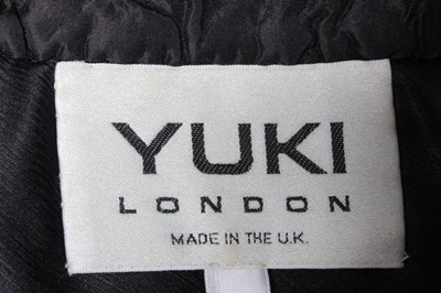 Lot 18 - A Yuki beige and brown wool waistcoat,...