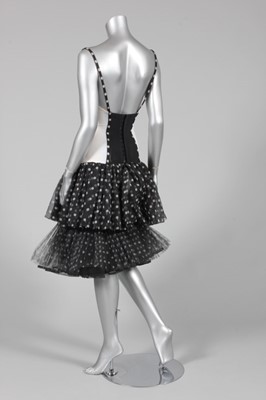Lot 81 - A Christian Dior boutique polka dot corset...