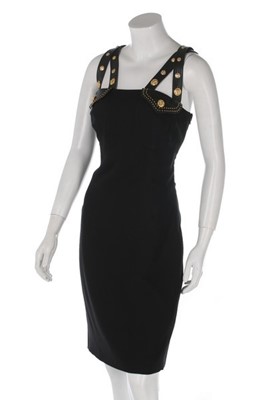Lot 188 - An Istante by Versace 'bondage' cocktail dress,...