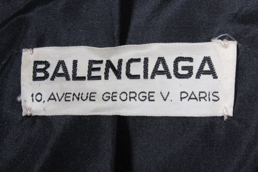 Lot 95 - A Balenciaga couture flecked tweed coat, 1954,