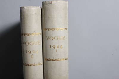 Lot 23 - French Vogue 1924, in two bound volumes, the...