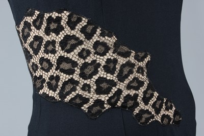 Lot 156 - An Alexander McQueen for Givenchy black crpe...