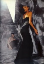 Lot 156 - An Alexander McQueen for Givenchy black crpe...