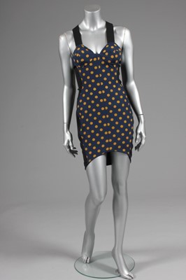 Lot 157 - A Jean Paul Gaultier polka-dot corset dress,...