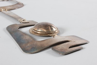 Lot 24 - A Pierre Cardin futuristic collar necklace,...