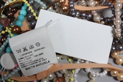 Lot 146 - A Maison Martin Margiela bead-necklace jacket,...