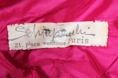 Lot 53 - An Elsa Schiaparelli couture deep fuchsia...