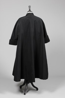 Lot 61 - A fine Balenciaga couture black silk faille...