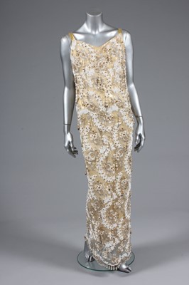 Lot 83 - A Ramon Valera cloth of gold and white lace...