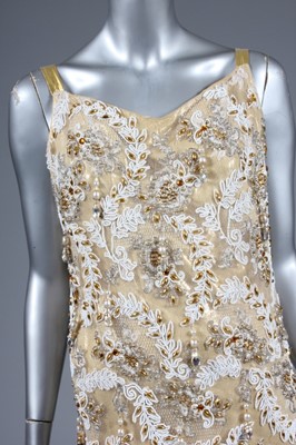 Lot 83 - A Ramon Valera cloth of gold and white lace...