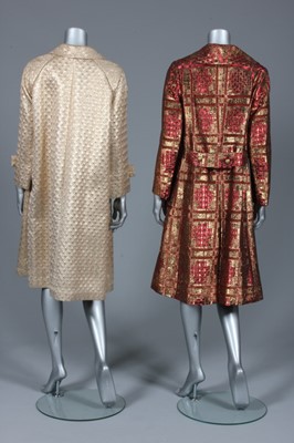 Lot 79 - Two Christian Dior boutique coats, late 1960s,...