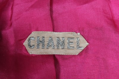Lot 74 - A fine Chanel haute couture brocaded silk and...