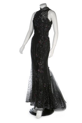 Lot 279 - A Christian Lacroix couture black...