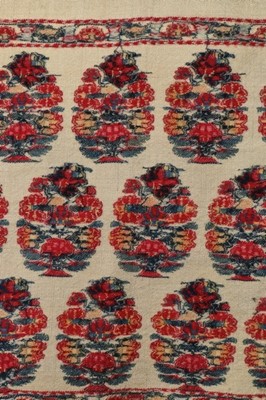 Lot 428 - An early woven shawl, Kashmir, 1790-1800, soft...