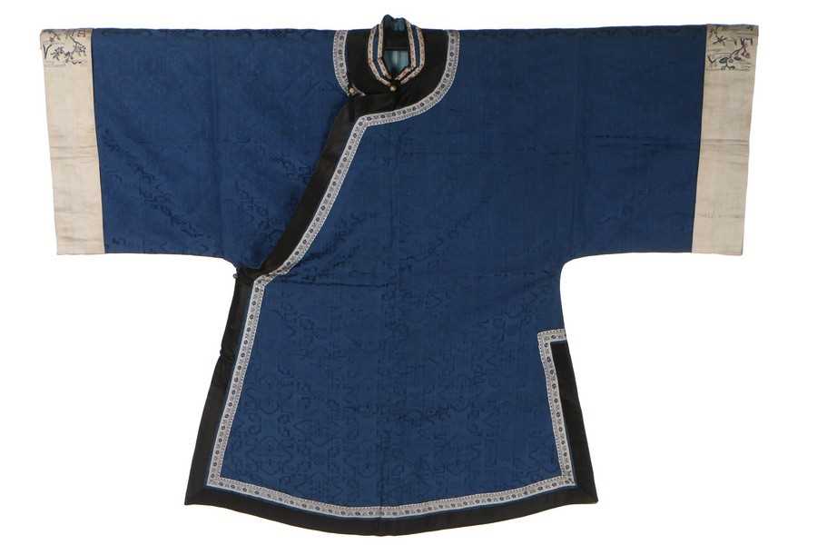 Lot 437 - Four informal silk robes, chang-fu, Chinese,...
