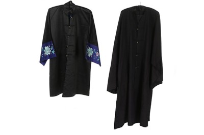 Lot 437 - Four informal silk robes, chang-fu, Chinese,...