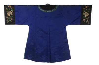 Lot 437 - Four informal silk robes, chang-fu, Chinese,...
