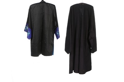 Lot 437 - Four informal silk robes, chang-fu, Chinese,...
