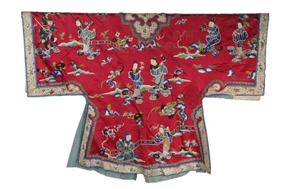 Lot 439 - An embroidered informal robe, chang-fu,...