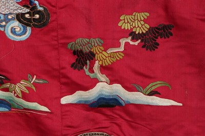 Lot 439 - An embroidered informal robe, chang-fu,...